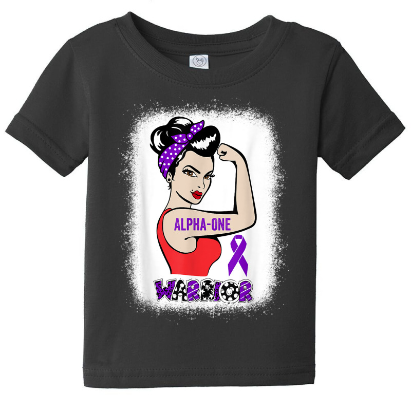 Strong Woman Clipart Alpha 1 Antitrypsin Deficiency Warrior T Shirt Baby Tee | Artistshot