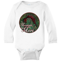 Memento Mori Redux Memento Mori Long Sleeve Baby Bodysuit | Artistshot