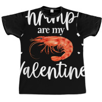 Shrimp Valentines Day Design Shrimp Lover Cool Crustacean T Shirt Graphic T-shirt | Artistshot