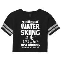 Water Skiing Boat Beginner Board Skier Waterski Trainer T Shirt Scorecard Crop Tee | Artistshot