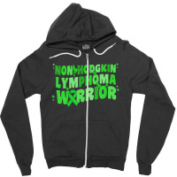 Non-hodgkins Lymphoma Warrior Lime Green Women Hummingbird Zipper Hoodie | Artistshot