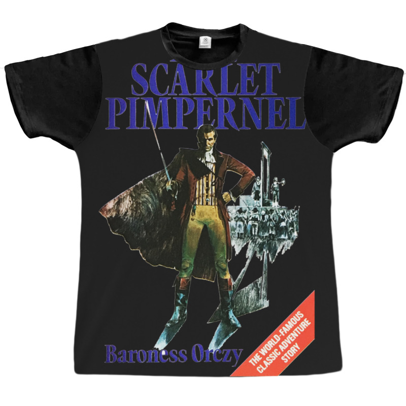 High Resolution The Scarlet Pimpernel Baroness Orczy Vintage Book Cove Graphic T-shirt | Artistshot