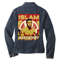 Islam Makhachev Ladies Denim Jacket | Artistshot