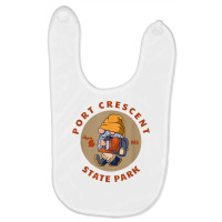 Port Crescent State Park Michigan Hiking Gnome Mi Vacation T Shirt Baby Bibs | Artistshot