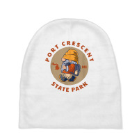 Port Crescent State Park Michigan Hiking Gnome Mi Vacation T Shirt Baby Beanies | Artistshot