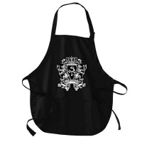 Twin Wolf Guar Shield Medium-length Apron | Artistshot