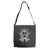 Twin Wolf Guar Shield Adjustable Strap Totes | Artistshot