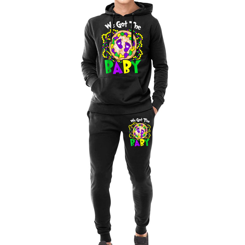 We Got The Baby Funny Mardi Gras For Mom Dad T Shirt Hoodie & Jogger Set | Artistshot