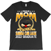 Womens Proud Mom Of A Summa Cum Laude 2022 Graduate V Neck T Shirt T-shirt | Artistshot