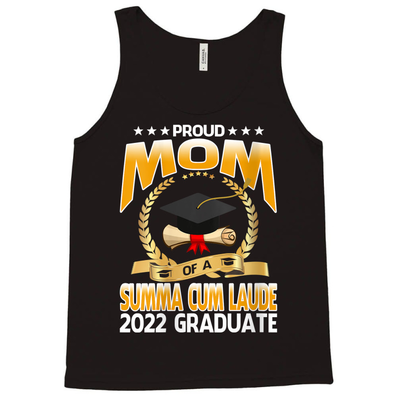 Womens Proud Mom Of A Summa Cum Laude 2022 Graduate V Neck T Shirt Tank Top | Artistshot