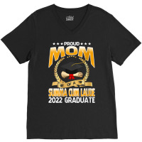 Womens Proud Mom Of A Summa Cum Laude 2022 Graduate V Neck T Shirt V-neck Tee | Artistshot