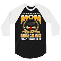 Womens Proud Mom Of A Summa Cum Laude 2022 Graduate V Neck T Shirt 3/4 Sleeve Shirt | Artistshot