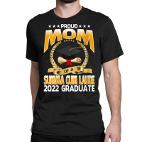 Womens Proud Mom Of A Summa Cum Laude 2022 Graduate V Neck T Shirt Classic T-shirt | Artistshot