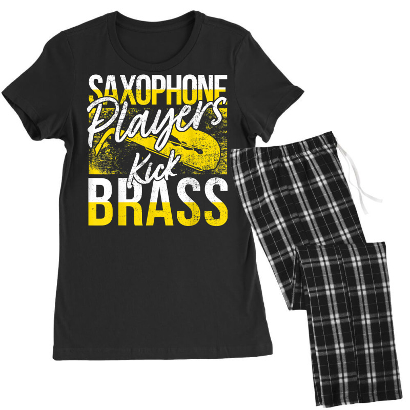 Saxophone Player Pun Brass Instrument Saxist T Shirt Women's Pajamas Set by prix5d5gosson | Artistshot