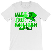 Wee Little Hooligan St Patricks Day Retro Shamrock T Shirt T-shirt | Artistshot