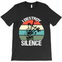 Bagpipes I Destroy Silence Bagpiper T-shirt | Artistshot