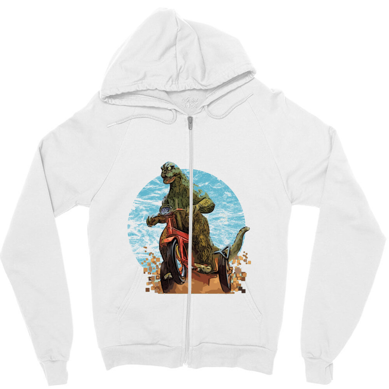 Goji Trike   Goji Zipper Hoodie by kumkunari | Artistshot