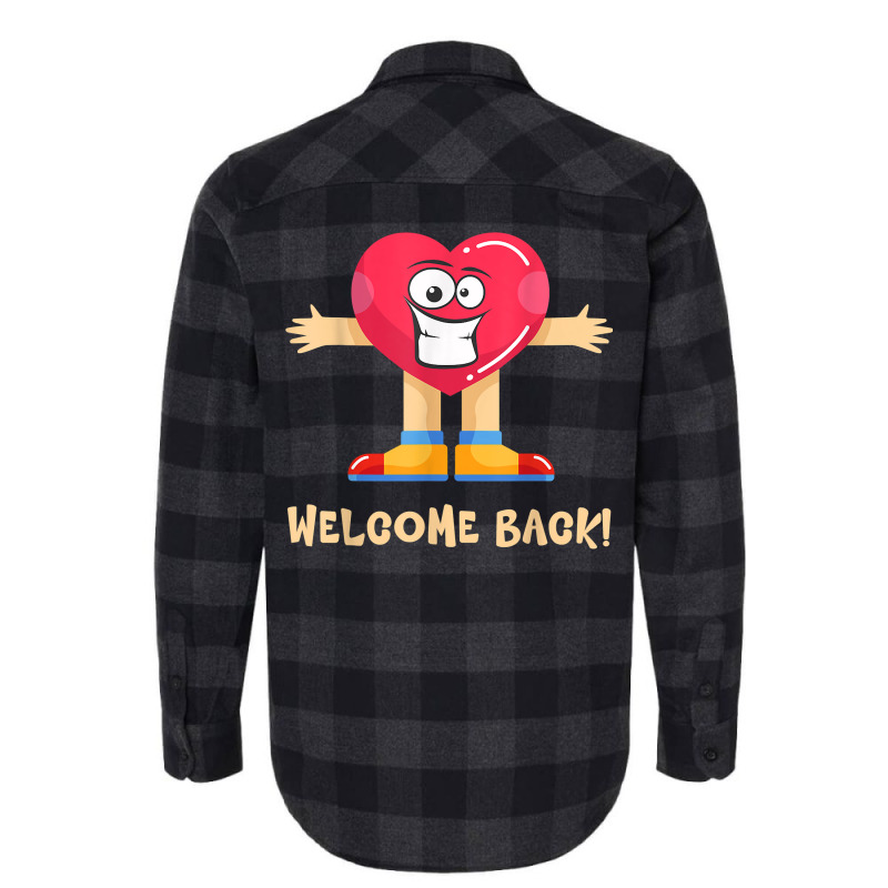 Welcome Back Boyfriend Husband Wife Girlfriend Soldier Hug T Shirt Flannel Shirt | Artistshot