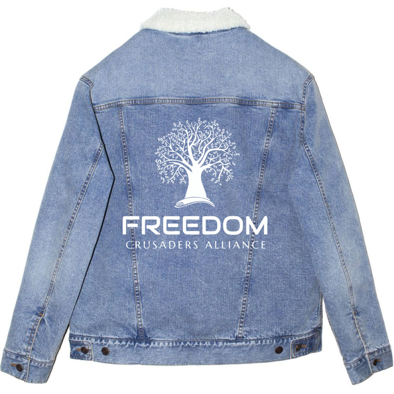 Freedom Crusaders Alliance Unisex Sherpa-lined Denim Jacket | Artistshot