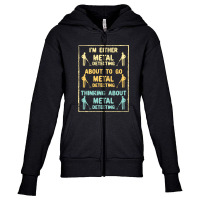 Metal Detecting,metal Detecting Metal Detector Youth Zipper Hoodie | Artistshot