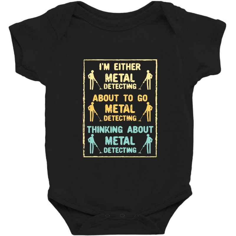 Metal Detecting,metal Detecting Metal Detector Baby Bodysuit by dafarary | Artistshot