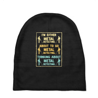 Metal Detecting,metal Detecting Metal Detector Baby Beanies | Artistshot