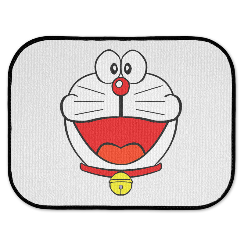 Doraemon Doraemon Face Rear Car Mat By Mccookkenw - Artistshot