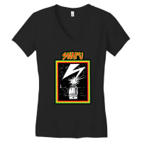 Big Thunder Hit Light Tower Women's V-neck T-shirt | Artistshot