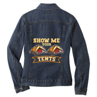 Show Mom Bearded Dragon Leopard Floral Apron Bearded Dragon Ladies Denim Jacket | Artistshot