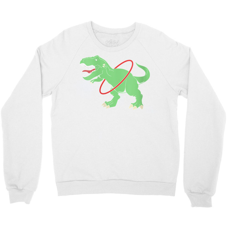 Womens Trex Dinosaur Hula Hooper Hula Hoop V Neck T Shirt Crewneck Sweatshirt | Artistshot