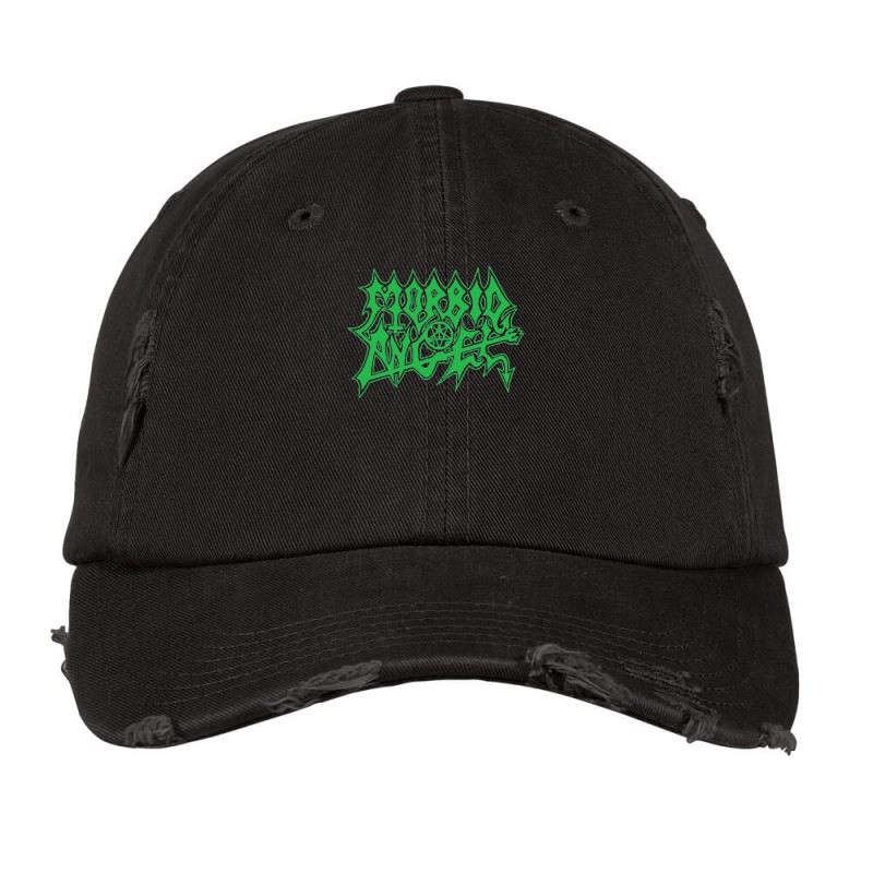 Morbid Angel (transparent) Domination Green Vintage Cap by MiltonLane | Artistshot