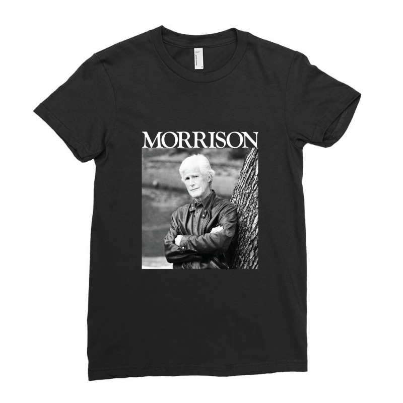 Morrison  White Type Ladies Fitted T-Shirt by MiltonLane | Artistshot