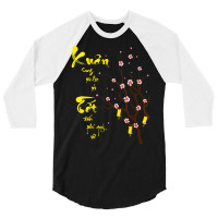 Womens Vietnamese New Year Decorations 2023  Xuan Tet 2023 V Neck T Sh 3/4 Sleeve Shirt | Artistshot