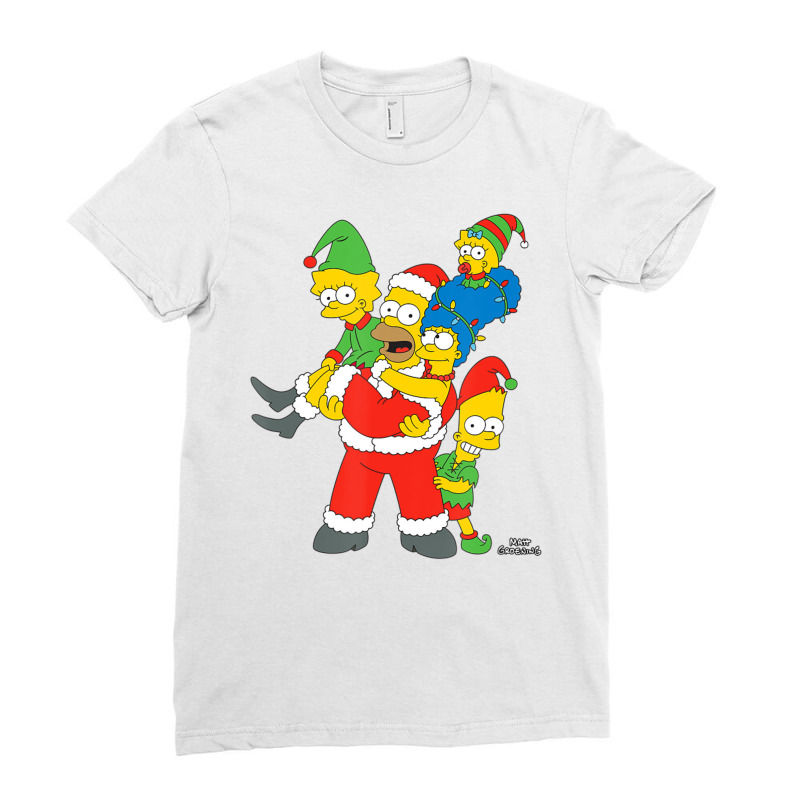 The Simpsons Ladies Fitted T-Shirt by Paula M Koontz | Artistshot