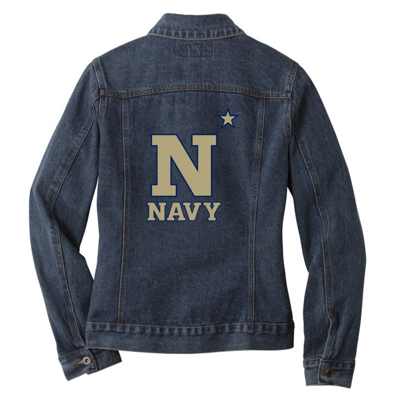 Us Naval Academy Ladies Denim Jacket by Paula M Koontz | Artistshot