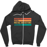 Funny Metal Detecting Zipper Hoodie | Artistshot