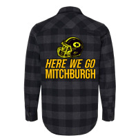 Mitchburgh   Here We Go   Gifts For Steelers Fans Flannel Shirt | Artistshot