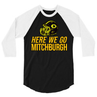 Mitchburgh   Here We Go   Gifts For Steelers Fans 3/4 Sleeve Shirt | Artistshot