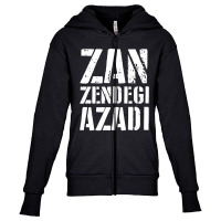 Zan Zendegi Azadi Women Life Youth Zipper Hoodie | Artistshot