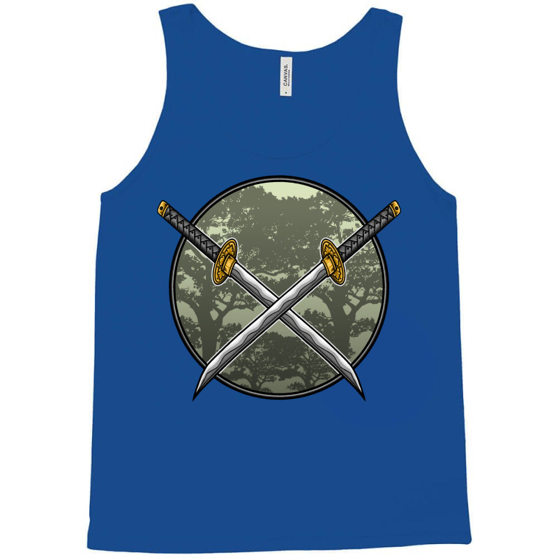 Cross Katana Illustration Tank Top by adnickilons | Artistshot