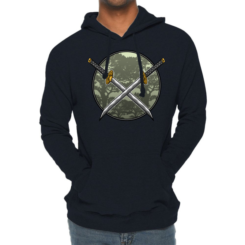 Cross Katana Illustration Lightweight Hoodie by adnickilons | Artistshot