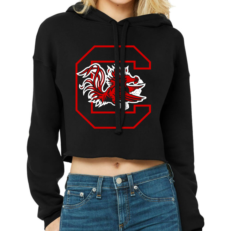 Carolina Gamecocks Cropped Hoodie by Avanza Tees | Artistshot