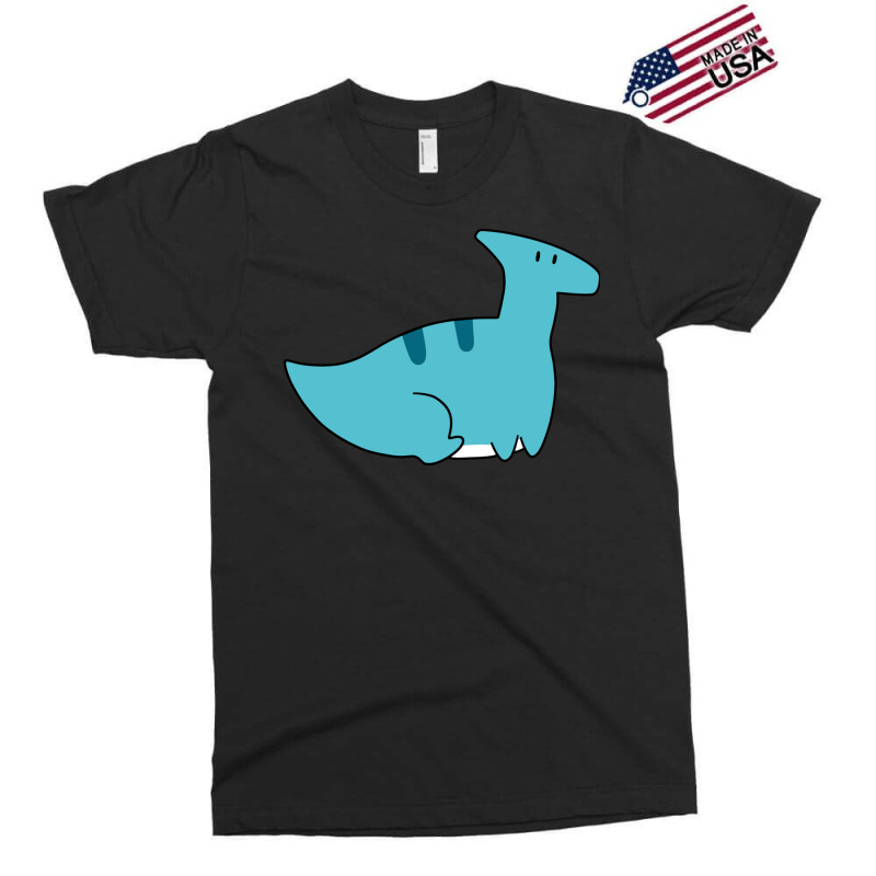 Blue Hadrosaurid Sitting Exclusive T-shirt | Artistshot