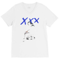 Xxx Sad Black T Shirt V-neck Tee | Artistshot