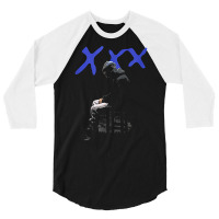 Xxx Sad Black T Shirt 3/4 Sleeve Shirt | Artistshot