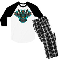 Ninja Shadow Illustration Men's 3/4 Sleeve Pajama Set | Artistshot