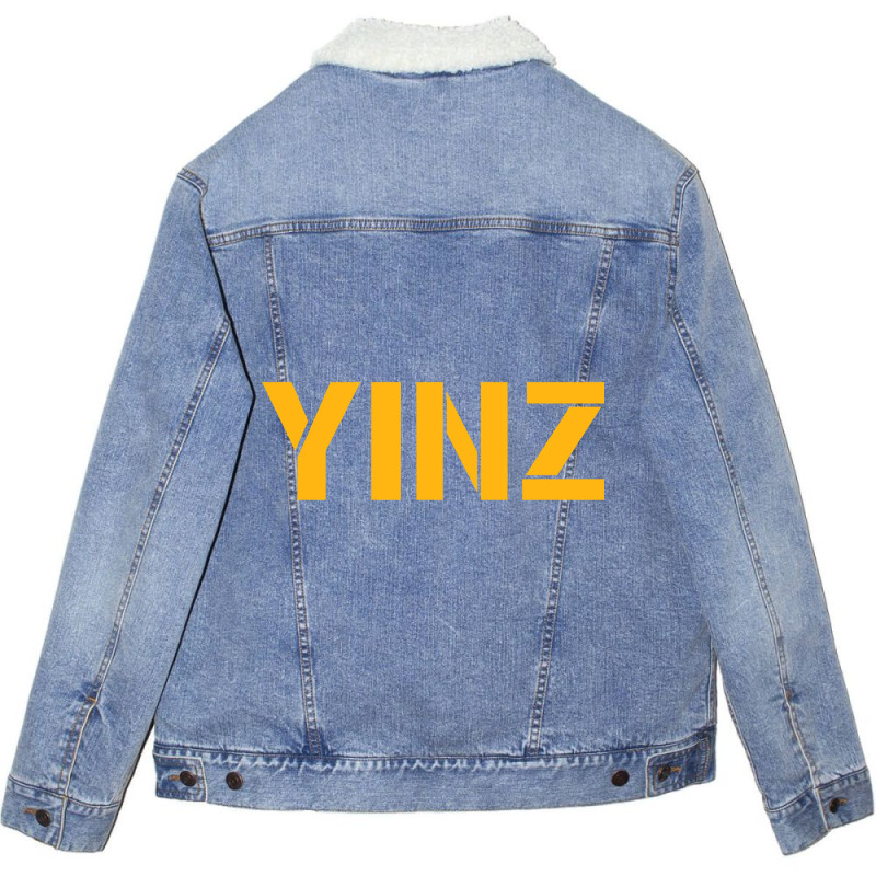 Yinz Apparel. Proud Pittsburgh Native Yinzer Sweatshirt Unisex Sherpa-lined Denim Jacket | Artistshot