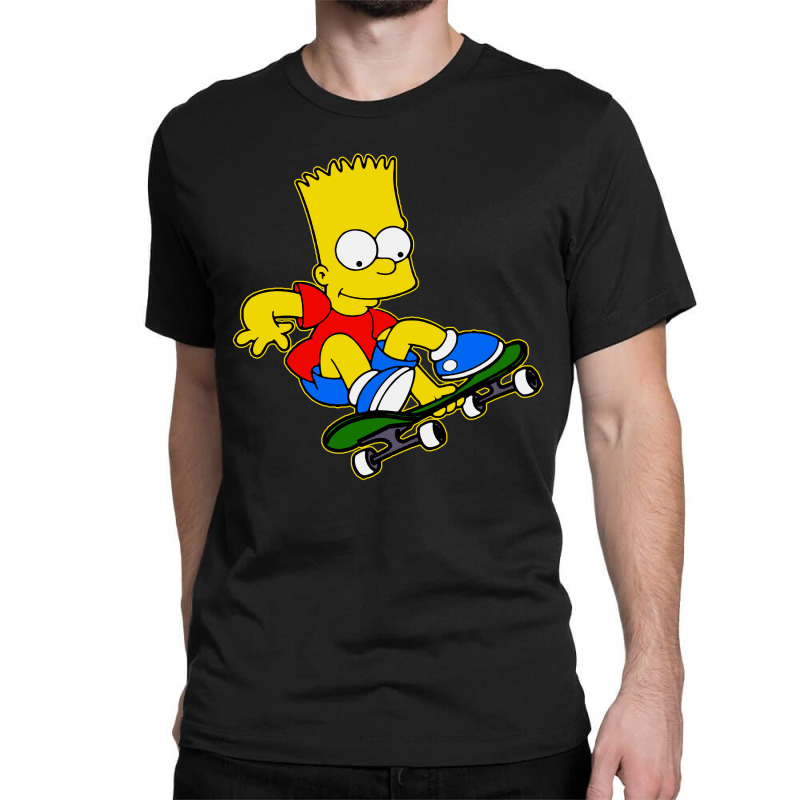 Funny Simpson, Skater Classic T-shirt by Brownbubbles | Artistshot