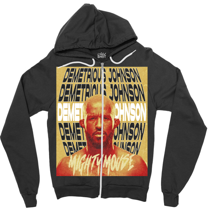 Demetrious Johnson Zipper Hoodie by adnickilons | Artistshot