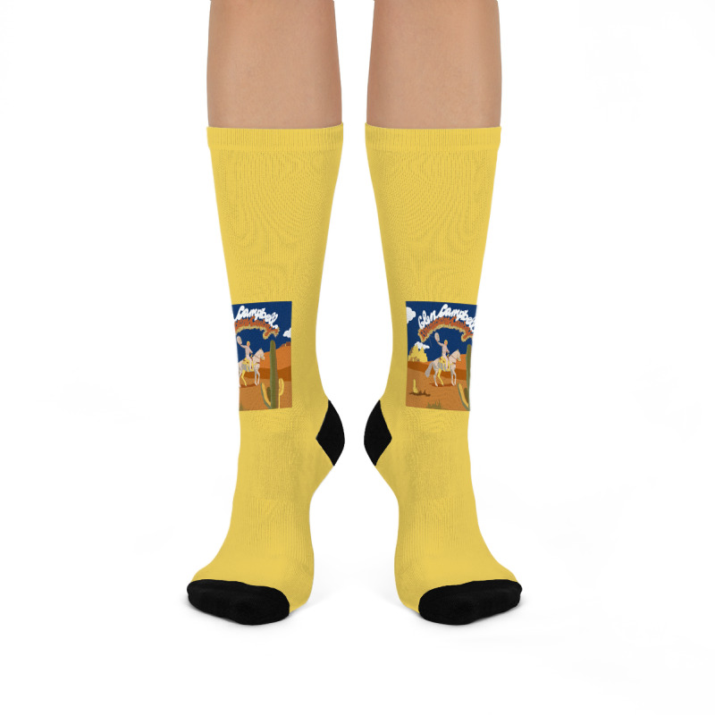 Rhinestone Cowboy Album 1 Crew Socks | Artistshot